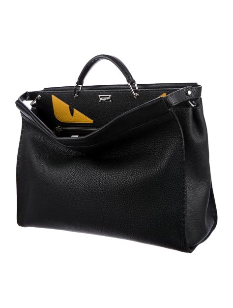 fendi peekaboo monster size|fendi peekaboo suede.